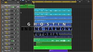 ghostin Harmony Breakdown TUTORIAL  Ariana Grande [upl. by Nacim]