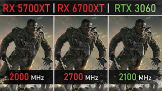 RX 5700XT vs RX 6700XT vs RTX 3060  1080P 1440P amp 4K Benchmarks [upl. by Deuno220]