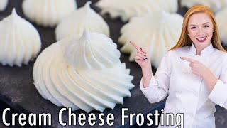 The BEST Cream Cheese Frosting Recipe  Just 5 Ingredients [upl. by Pejsach42]