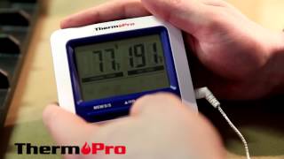 ThermoPro TP 04 Digital Thermometer Introduction [upl. by Eelra]