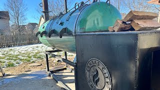 288 Gallon Offset Smoker Overview [upl. by Eninahs]