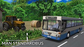 Morgendliche Überlandfahrt im SÜ 242  MAN Standardbusfamilie  Lets Play OMSI 2 244 [upl. by Lyrac627]