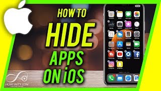 How to HIDE APPS on iPhone [upl. by Stanly]