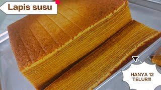 Resep lapis legit susu ekonomis [upl. by Lien381]