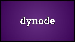 Dynode Meaning [upl. by Hcirdeirf637]