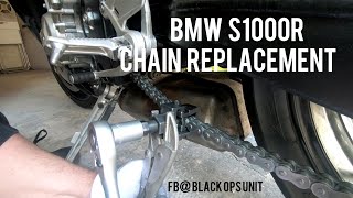 BMW S1000R Chain Replacement S1000RR S1000XR Part 2 [upl. by Sholom241]