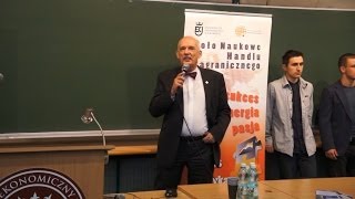 Janusz KorwinMikke na Uniwersytecie Ekonomicznym w Krakowie 03042014 [upl. by Htez]