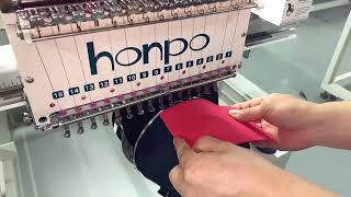 How to Make Cap Embroidery by HP1501CA  Honpo Accessories [upl. by Nurat]