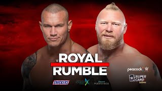 FULL MATCH  Randy Orton vs Brock Lesnar WWE Royal Rumble 2024 [upl. by Aaberg]