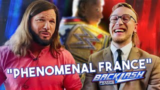 AJ STYLES PHENOMENAL INTERVIEW  WWE in France Dusty Rhodes retirement  ENFR [upl. by Emlin697]