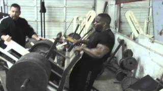 Johnnie Bodybuilding trng Legs pt 2 21612m4v [upl. by Adnoyek509]