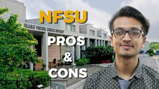 National Forensic Science University  NFSU  Pros and Cons  What good and bad it offers [upl. by Hagan]