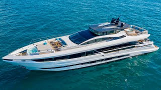 13250000 Superyacht Tour  2020 Mangusta GranSport 33 [upl. by Eletnahs]