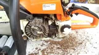 How To Troubleshoot and Tune Up a STIHL Chainsaw clip 4 [upl. by Matheson]