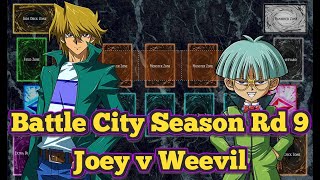 Joey vs Weevil  Yugioh Battle City Season Round 9 yugioh yugiohtcg yugiohcards shorts [upl. by Dyche]