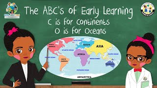 Continents amp Oceans Song for Kids  Learning with London amp Lennox Nursery Rhymes and Kids Songs [upl. by Theodora]