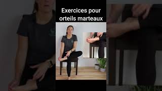 Exercices pour orteils marteauxcourte vidéo [upl. by Helms980]