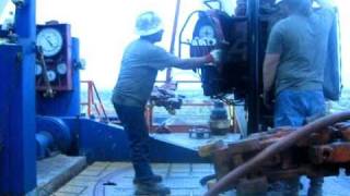 Laying down drill pipe w the ST80 [upl. by Cost]