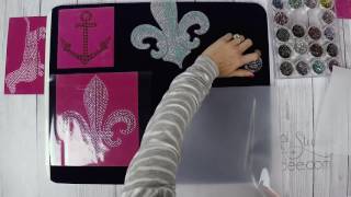 How to make a Rhinestone Decal step by step [upl. by Ramses]