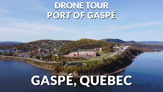 ⚜️ Explore Gaspé Québec in Stunning 4K Drone Footage  Aerial Tour of a Coastal Gem 🚁 [upl. by Nassir]