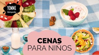 CENAS SALUDABLES para NIÑOS [upl. by Aynnat]