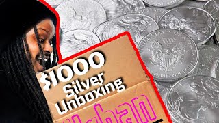 1000 silver unboxing [upl. by Dacy50]