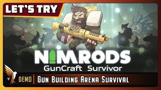 NIMRODS GunCraft Survivor  Lets Try   GamePlay  DEMO  Craft Your Own Gun  Arena Survival [upl. by Dorn291]