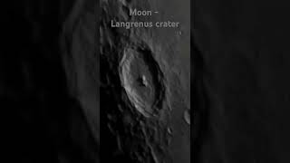 Moon  Langrenus crater moon hold crater [upl. by Merrily42]