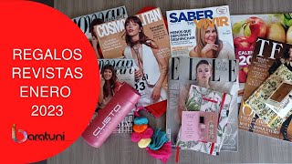 🎁 REGALOS REVISTAS ENERO 2023 ► REVISTAS COSMOPOLITAN WOMAN TELVA ELLE y SABER VIVIR [upl. by Ping968]