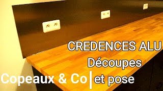 Comment découper et poser des crédences en alu [upl. by Airol360]