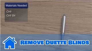 Window Blinds Maintenance  How to Remove Duette Blinds [upl. by Purse725]