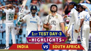 IND vs SA 1st Test Day 3 Highlights 2023  SA vs IND 1st Test Day 3 Highlights  Crico World [upl. by Larisa555]