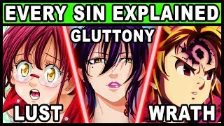 Every Characters Sin Explained Seven Deadly Sins  Nanatsu no Taizai [upl. by Ashlee55]