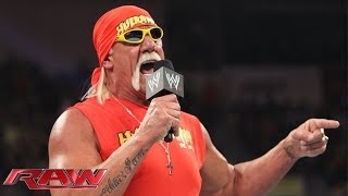 The immortal Hulk Hogan returns to Monday Night Raw Raw Feb 24 2014 [upl. by Islean]