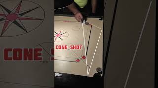 CARROM TRICK SHOT  CONE SHOT  TRIANGLE SHOT [upl. by Mendez]