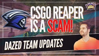 CSGO REAPER IS A SCAM Updates on DaZeds Team and HUGE Trading Site Bans [upl. by Clawson]