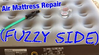 Air Mattress Repair “fuzzy side” [upl. by Rego]