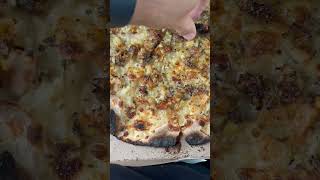 Famous New Haven White Clam Pizza From Frank Pepe’s [upl. by Yelnahs]