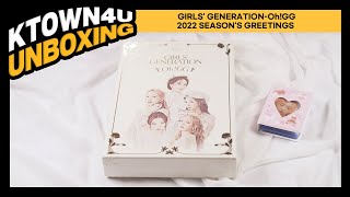 UNBOXING GIRLS GENERATIONOhGG 2022 SEASONS GREETINGS ㅣ소녀시대 2022 시즌그리팅 언박싱 [upl. by Ryhpez]