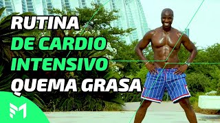 RUTINA de CARDIO INTENSIVA para Derretir la Grasa y PerderPeso [upl. by Rodl]