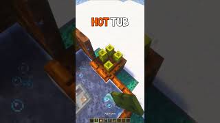 Minecraft Hot Tub 🔥 はいよろこんで minecraft shorts [upl. by Altman594]