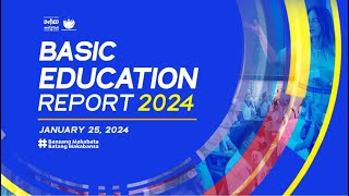 Anong Pangarap Mo  Basic Education Report 2024  January 25 2024 [upl. by Ragse977]