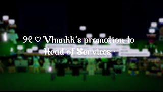 V1mnkks promotion to HoS  Bloxton Hotels [upl. by Gnav478]