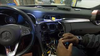 DIY How to install interface video to add backup reverse camera into Mercedes with NTG 50 or 51 [upl. by Dagney]