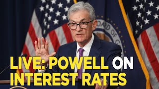 WATCH LIVE Fed chair Jerome Powell holds news conference on interest rates [upl. by Ayikal220]