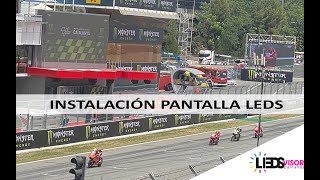 Instalación de pantalla leds personalizada en Montmeló  mayo 2022  Ledsvisor [upl. by Eseret]