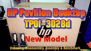 HP Pavilion Desktop TP013028d  Unboxing Disassembly and Upgrade Options [upl. by Ecargyram]