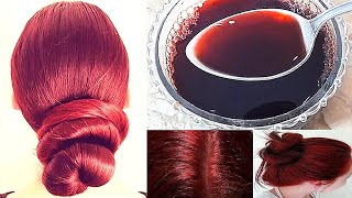 Como pasar de cabello negro a rojizo sin decolorar y colorea tus canas modo natural y casero🔴👍 [upl. by Lotsirb]