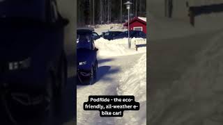 PodRide – The AllWeather EcoFriendly eBike Car for Every Season [upl. by Aivlys]