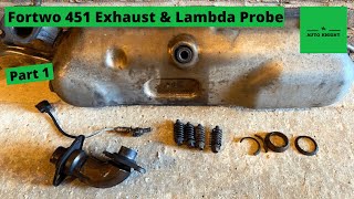 2008 Smart Fortwo 451 84 BHP Lambda Probe and Exhaust Part 1  Removal [upl. by Harrie783]